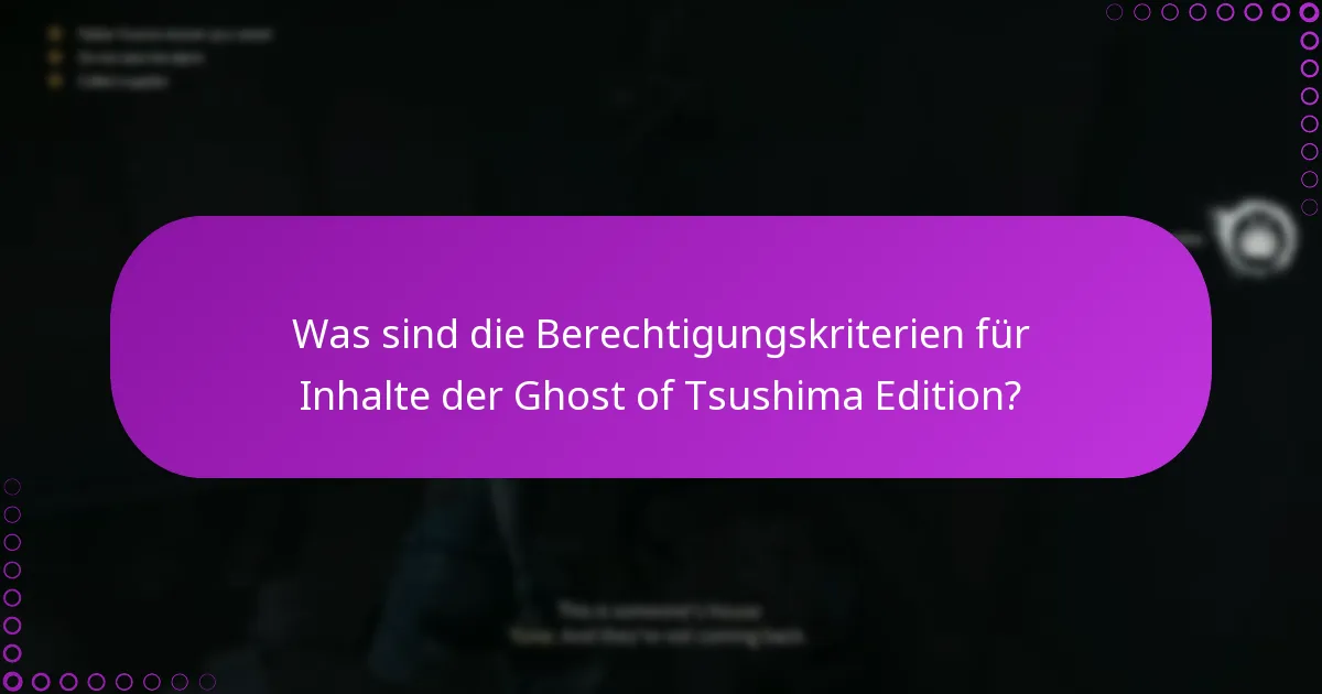 Wie kann ich spezielle Funktionen meiner Ghost of Tsushima Edition in Anspruch nehmen?